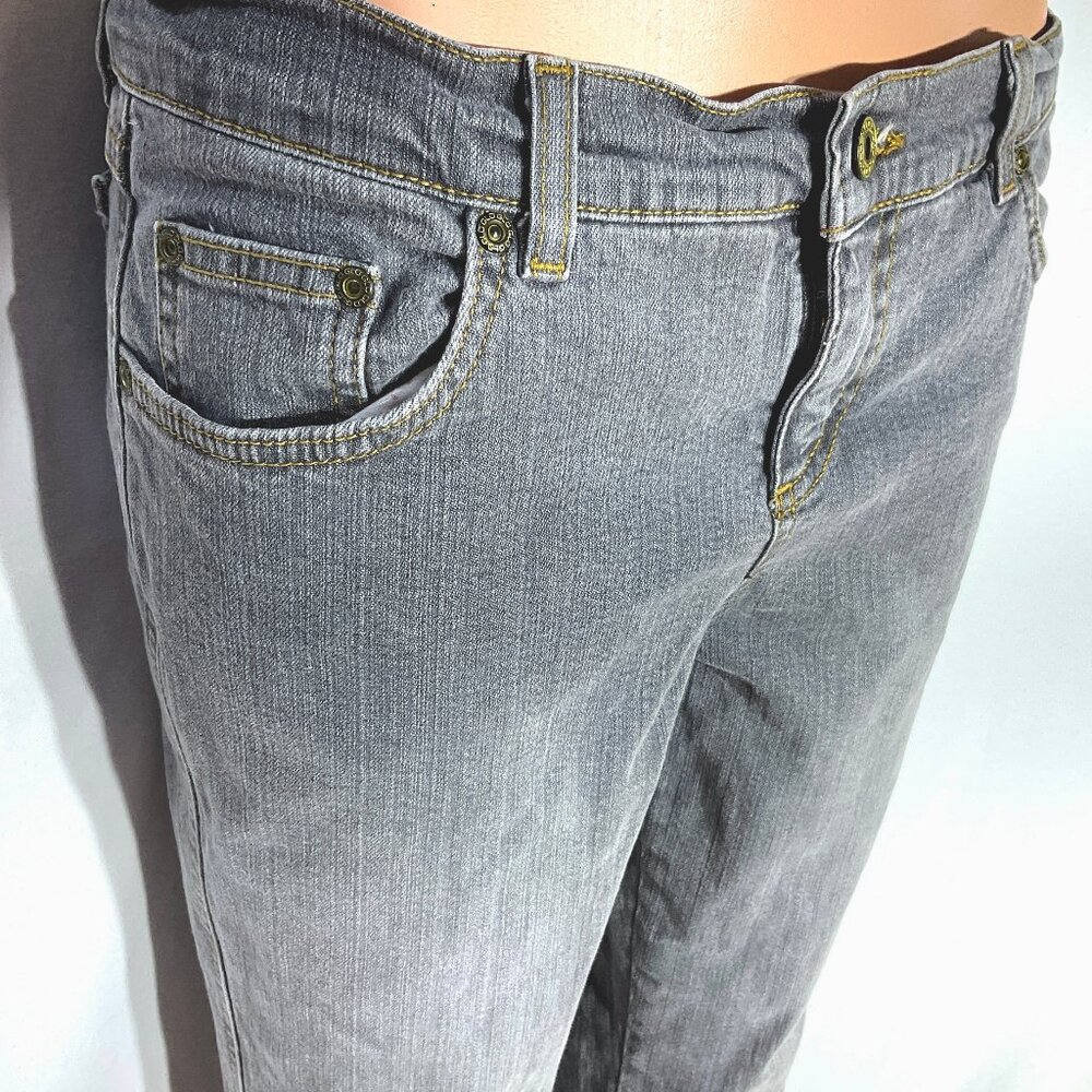 Vintage Glo Size 9 Grey Bootcut Jeans Women's Juniors Denim